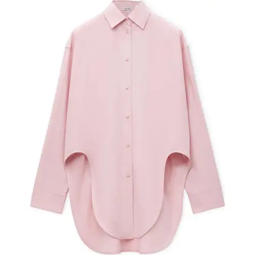 LOEWE Asymmetric Hem Poplin Shirt