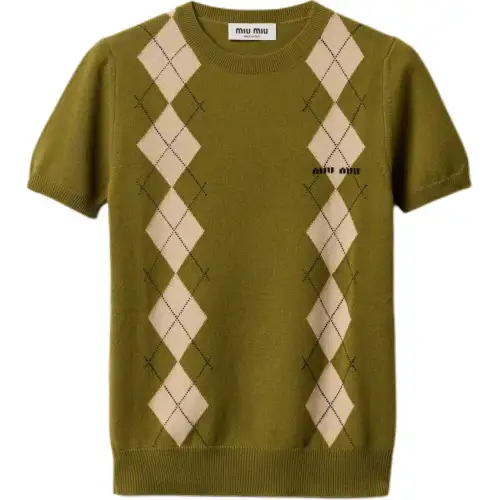 MIU MIU Cashmere Sweater Women's Fern Green