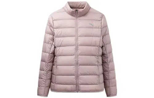 ANTA Down Jackets Women's Pink Stand Collar Thickened Down Jacket