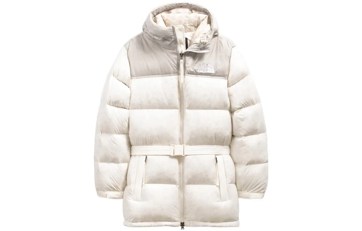 THE NORTH FACE Down Jackets Women's White Hooded Moderate Other