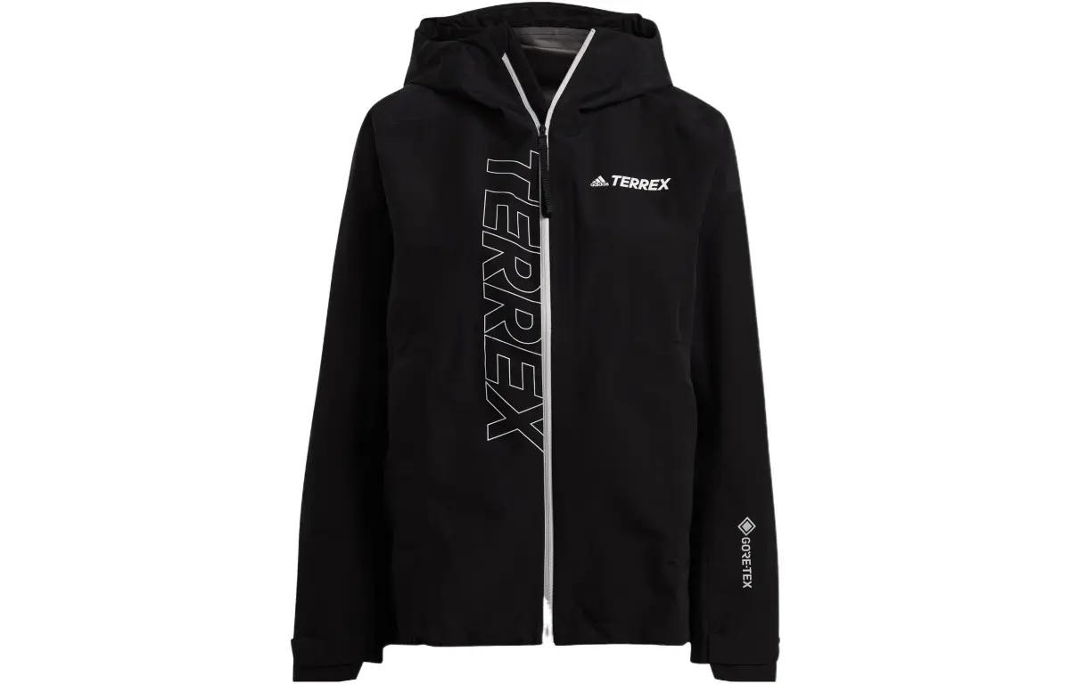Adidas Terrex Jackets Women's Black Stand Collar Moderate Other