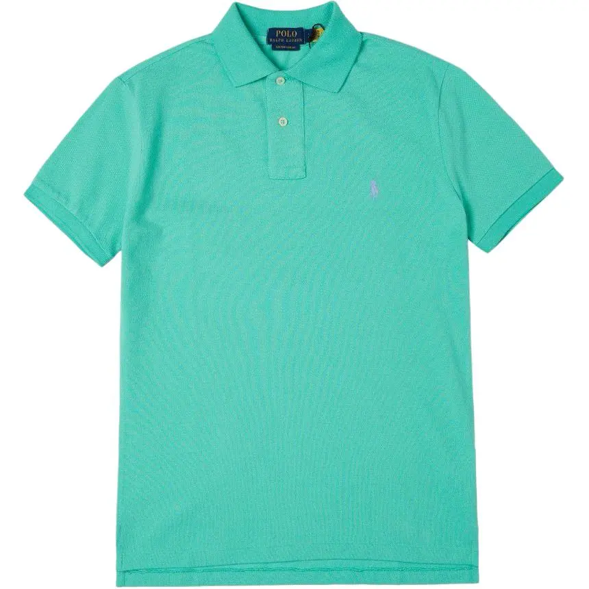 Polo Ralph Lauren SS23 Polo Shirt Custom Slim Fit Men's Light Green