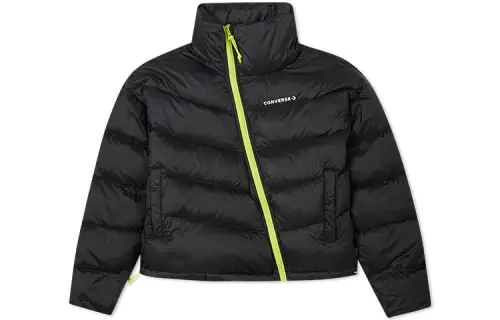 Converse Silo Down Jackets Women's Black Stand Collar Moderate Other
