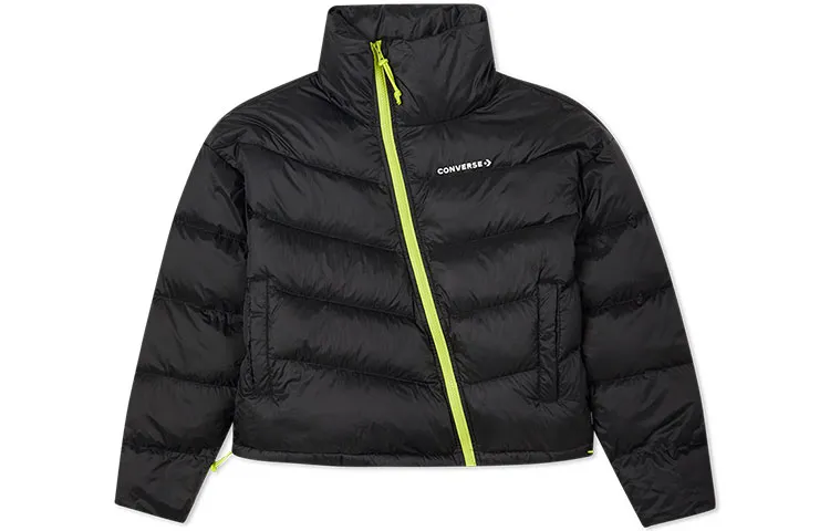 Converse Silo Down Jackets Women's Black Stand Collar Moderate Other