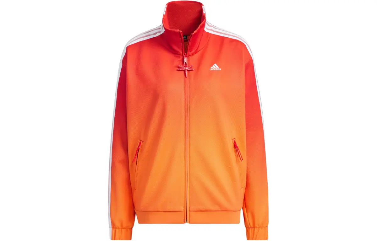 Adidas x Qi Bai Shi Jackets & Coats Women's Light Scarlet/White