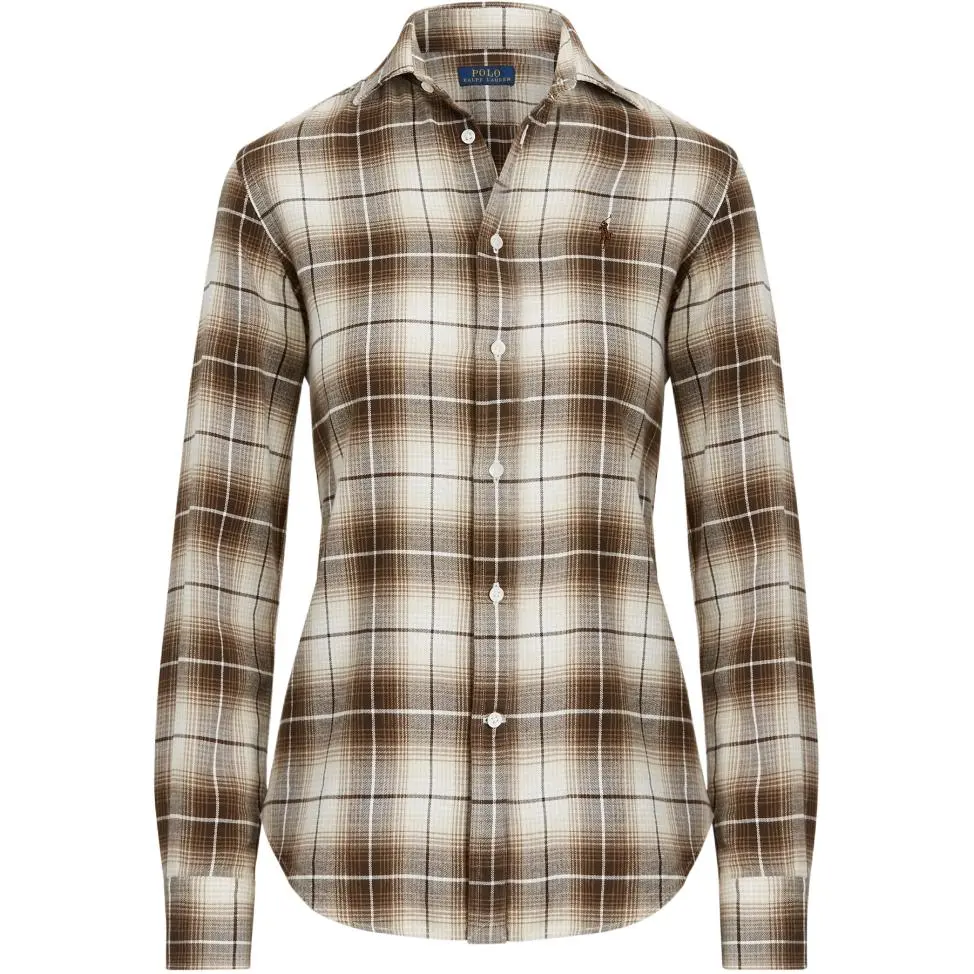Polo Ralph Lauren Shirt Classic Version Women's Brown