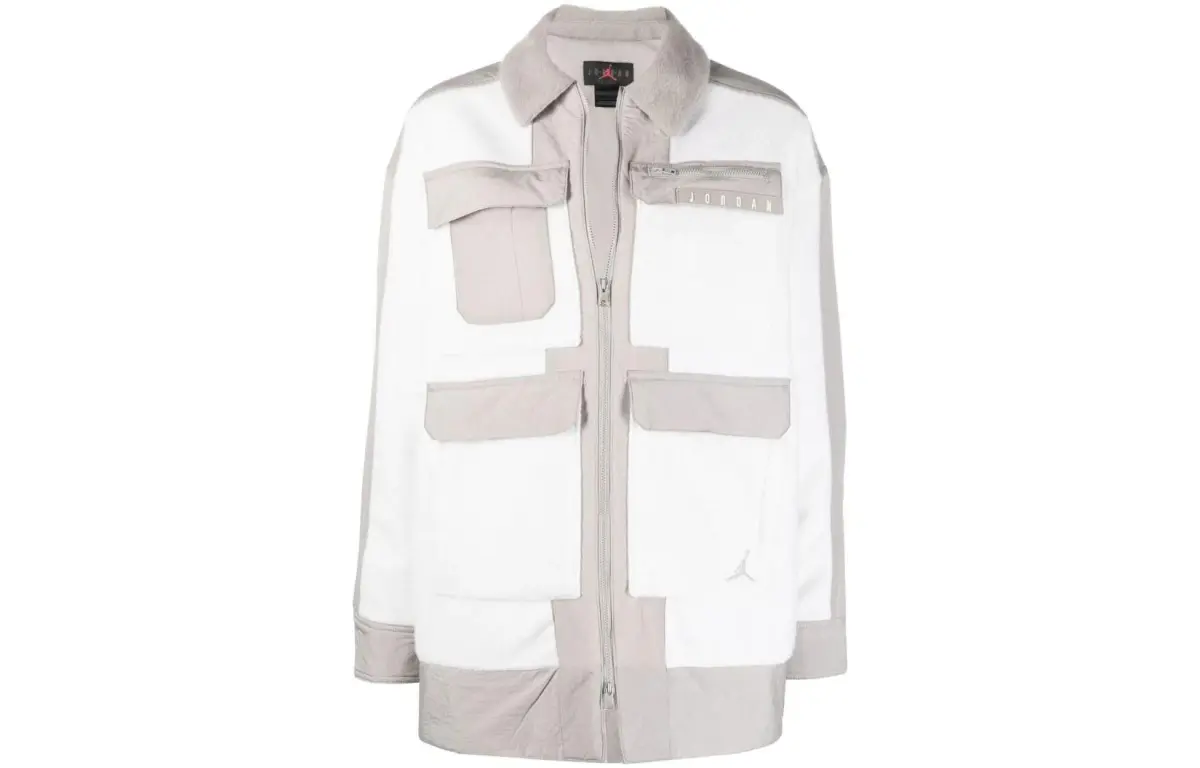 Jordan Cozy Girl Full Zip Jacket Summit White/College Grey/College Grey