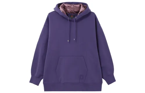 Jordan Flight Solid Color Hooded Fleece Lined Casual Sports Sweatshirt Women's Purple