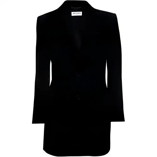 SAINT LAURENT Single-breasted Velvet Blazer