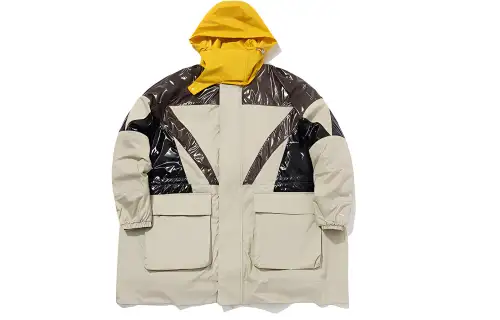 Li Ning Down Jacket Women's Yellow Gray