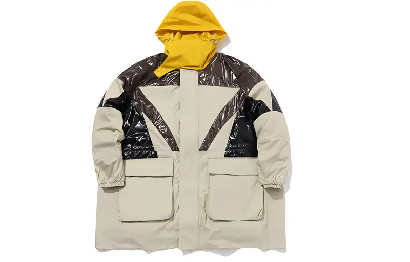 Li Ning Down Jacket Women's Yellow Gray