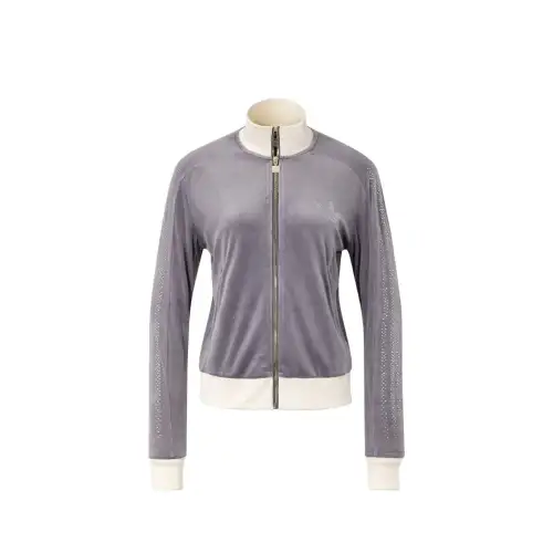 Adidas Originals Trefoil Collection Outfit Jackets & Coats Women's Shadow Gray/Ivory