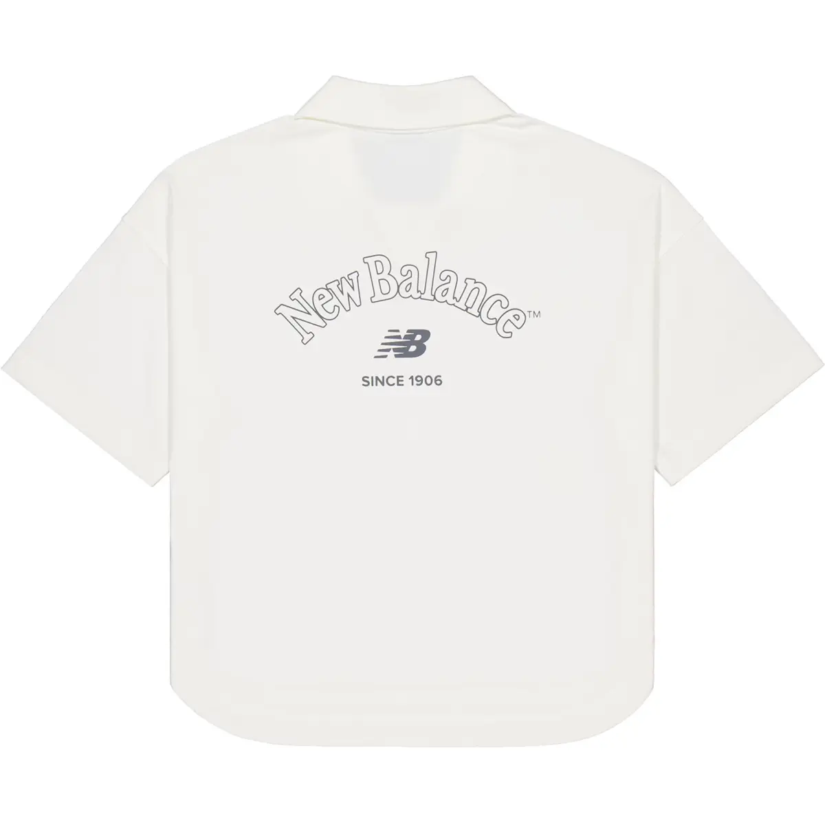 New Balance Retro Sports Polo Shirt Women's Ivory White