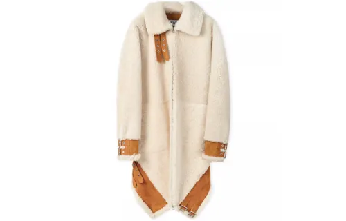 LOEWE Jackets Women's Ecru Turtleneck Moderate Other