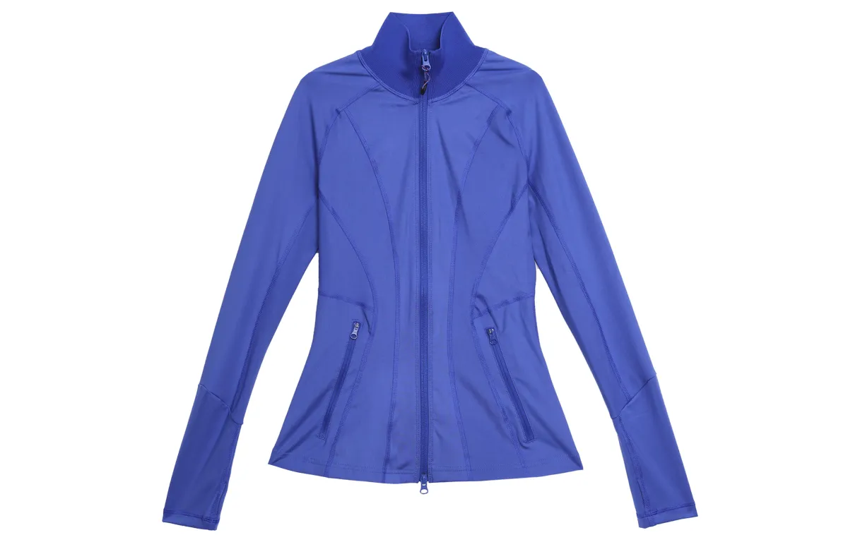 Adidas X Stella McCartney Jackets Women's Blue Stand Collar Moderate