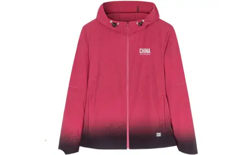 ANTA Jackets Women's Red Hooded Moderate Other