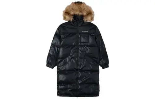 Converse Down Jackets Women's Black Hooded Moderate Other