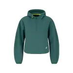 ASICS Sweatshirts Women's Green Hooded Moderate Other