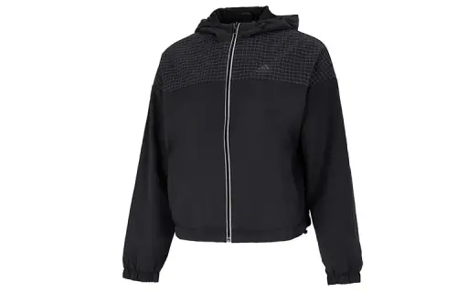 Adidas Jackets Women's Black Hooded Moderate Other