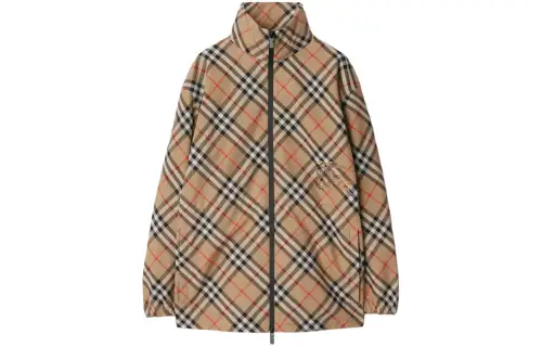 Burberry check-pattern jacket