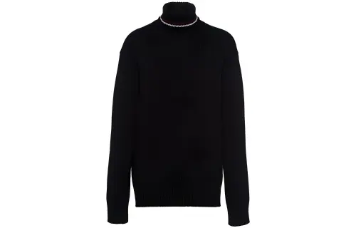 PRADA Sweaters Men's Black Turtleneck Moderate Other