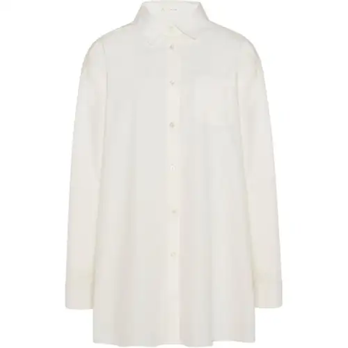 THE ROW Shirts Women's White Lapel Moderate Other