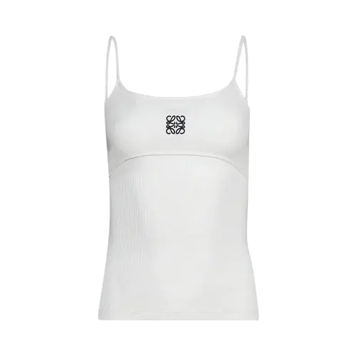 LOEWE Anagram Strappy Top 'White'