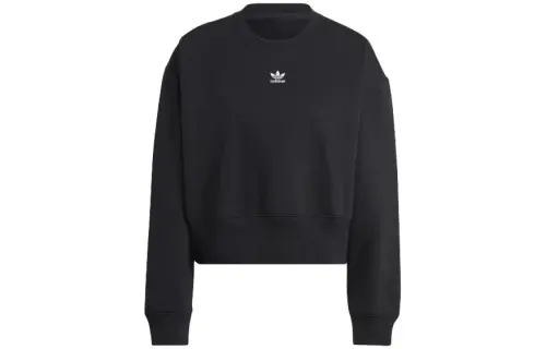 Adidas Originals Sweatshirts Women's Black Crew Neck Moderate Other