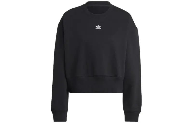 Adidas Originals Sweatshirts Women's Black Crew Neck Moderate Other
