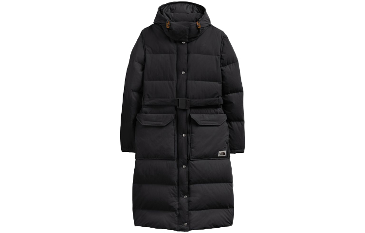 Женский пуховик The North Face Long (черный)