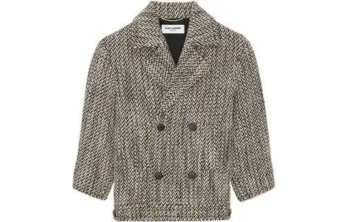SAINT LAURENT Jackets Women's Multicolor Suit Collar Moderate Other