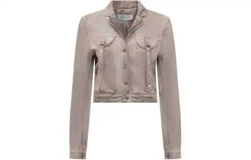OFF-WHITE Laundry cotton denim jacket