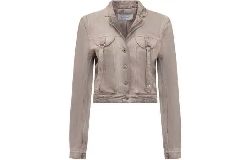 OFF-WHITE Laundry cotton denim jacket
