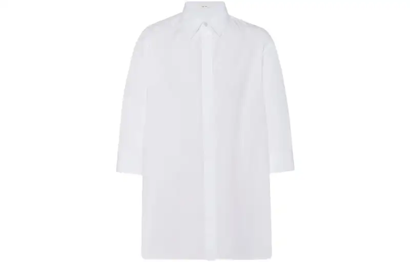 THE ROW Shirts Women's White Pointed Collar Moderate Other