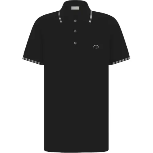 DIOR FW25 Polo Shirt Men's Black