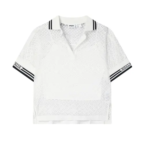 FILA Emerald Polo Shirt Women's Standard White WT