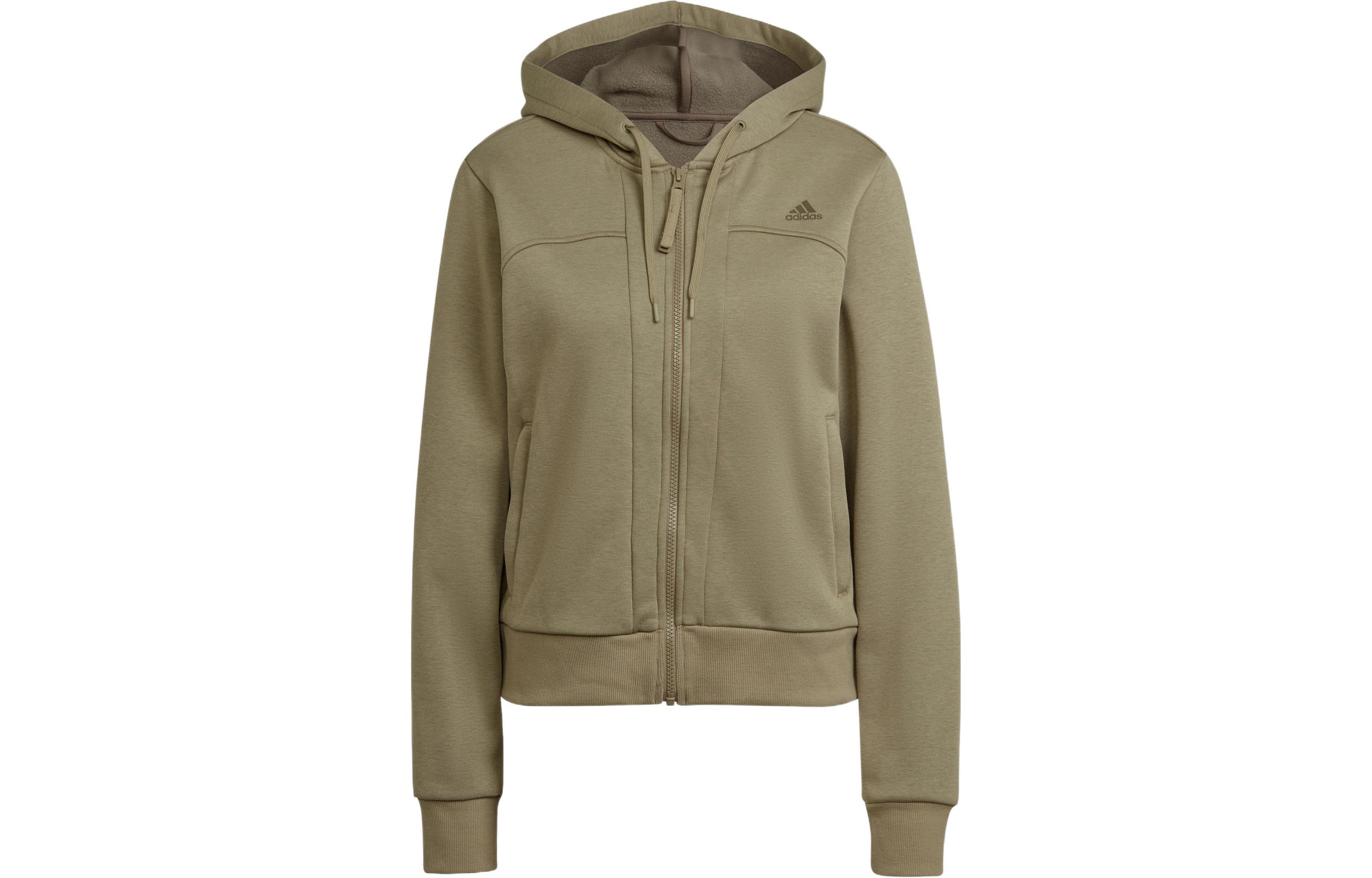 Женская куртка adidas W Hyglm Fz Hd (зеленая)