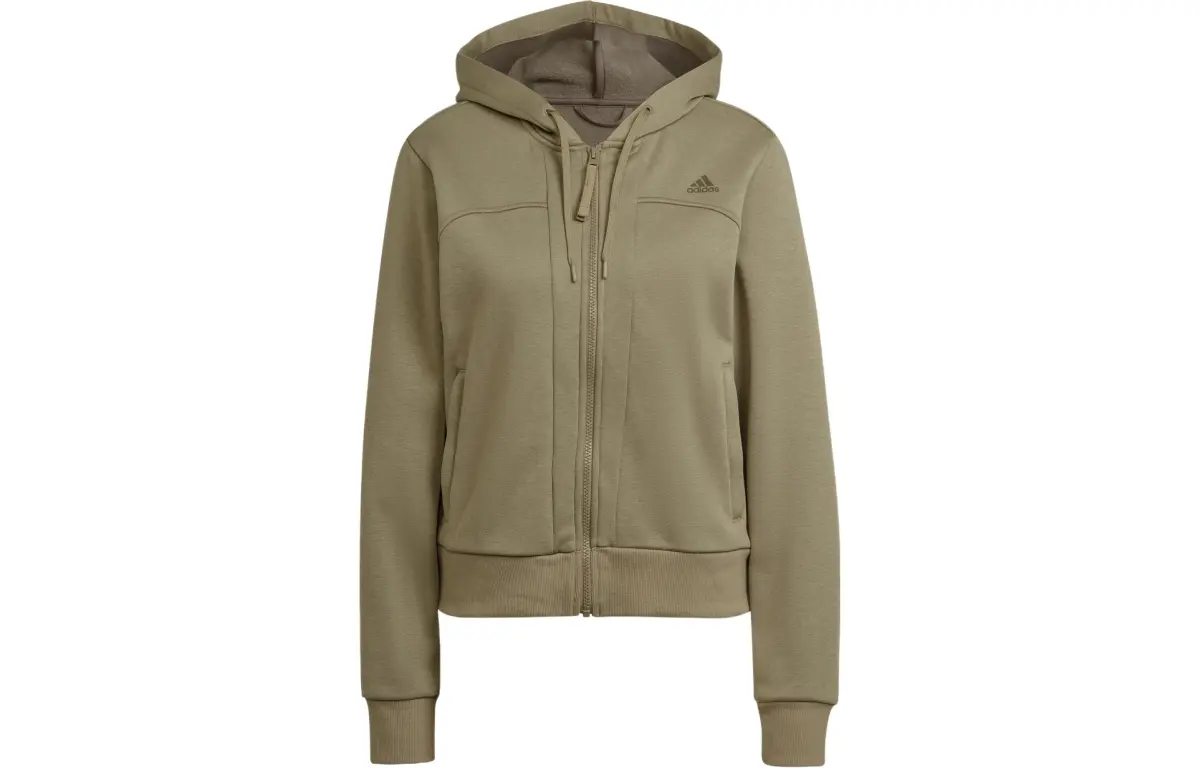 Adidas Jackets Women's Green Hooded Moderate Other
