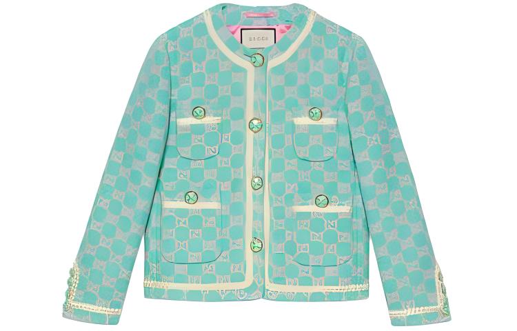 Gucci wool-cotton tweed jacket