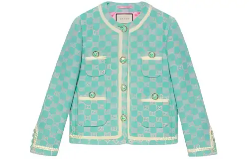 Gucci wool-cotton tweed jacket