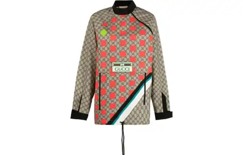 GUCCI X The North Face Windbreaker Beige Red
