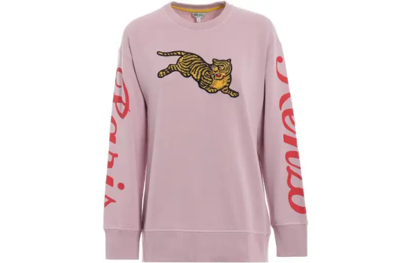 KENZO Sweatshirts Women's Pink Crew Neck Moderate Other