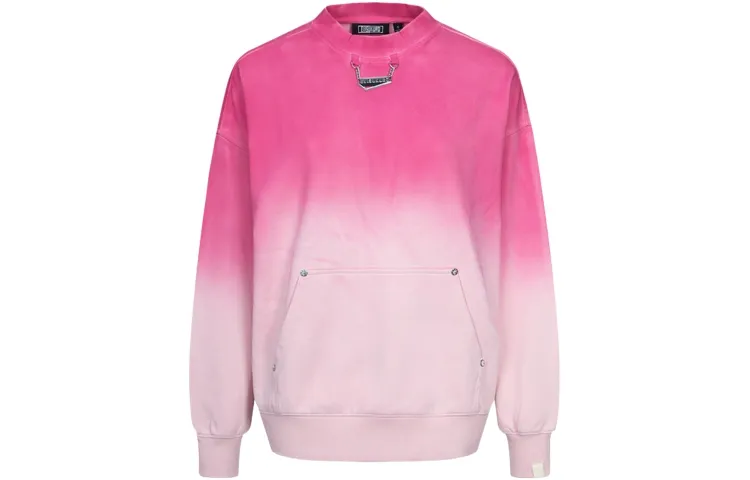 EVISU Sweatshirts Women's Pink Crew Neck Moderate Regular