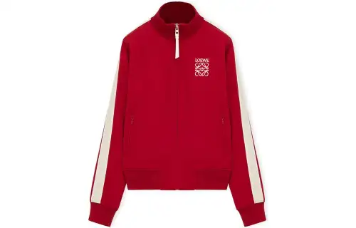 LOEWE Zip Up Jacket 'Havana Red'