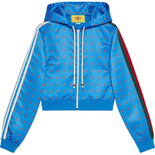 GUCCI X Adidas Zip Jacket Blue