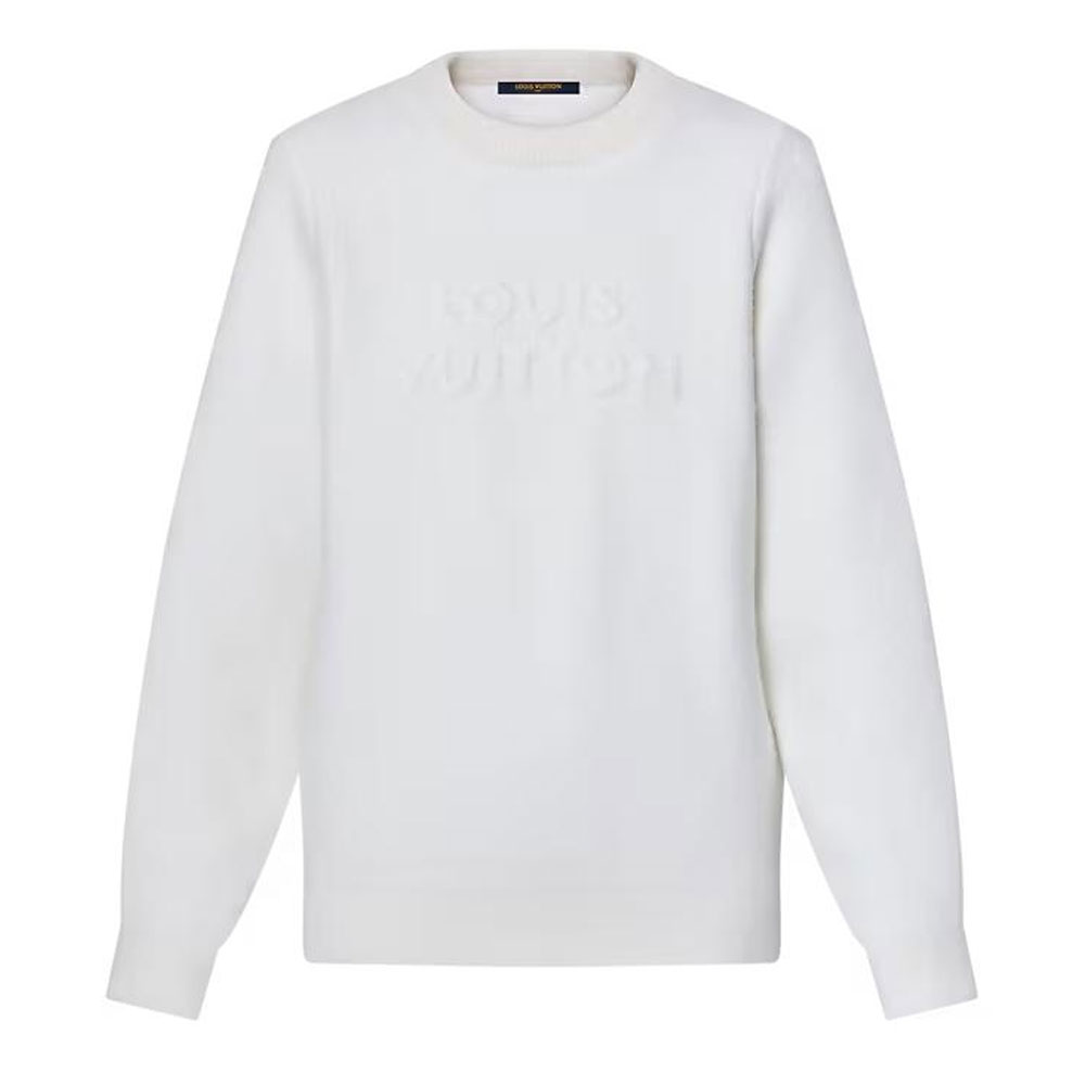 Женское худи Louis Vuitton Crewneck (белое)