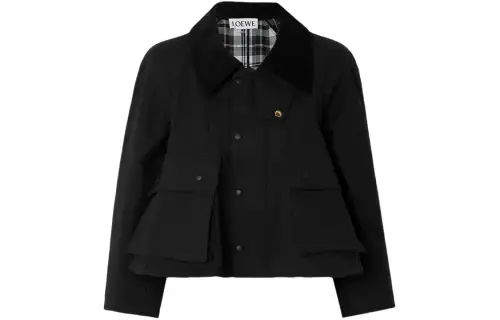LOEWE Trapeze Jacket 'Black/Grey/White'