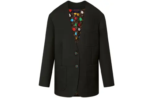 LOUIS VUITTON x Yayoi Kusama SS23 Jackets & Coats Women's Black