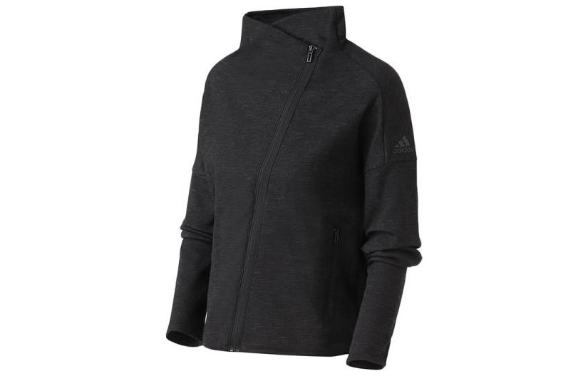 Женская куртка adidas W HTR Jkt (черно-серая)