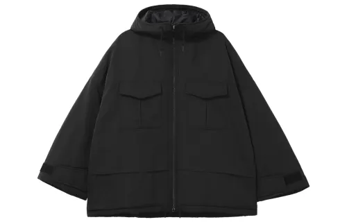 UNIQLO X White Mountaineering Women's Hybrid Down Oversized Parka Black